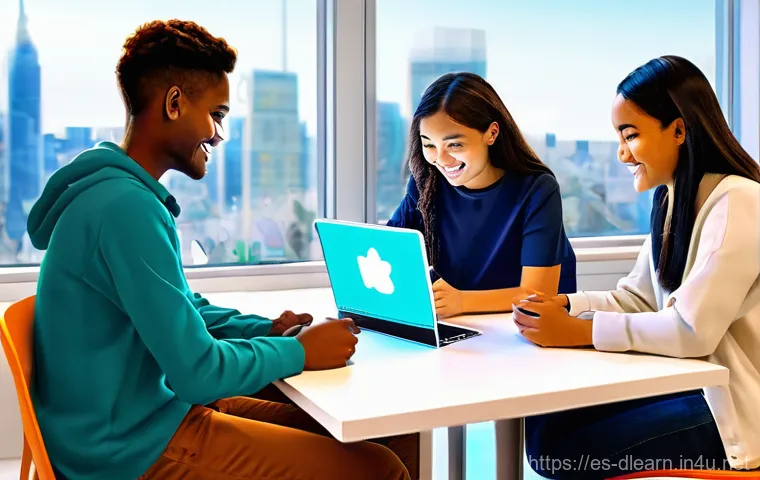디지털 학습에서의 클라우드 기술 활용 - **Prompt 2: Personalized AI-Powered Study Experience**
    A focused university student, wearing nea...