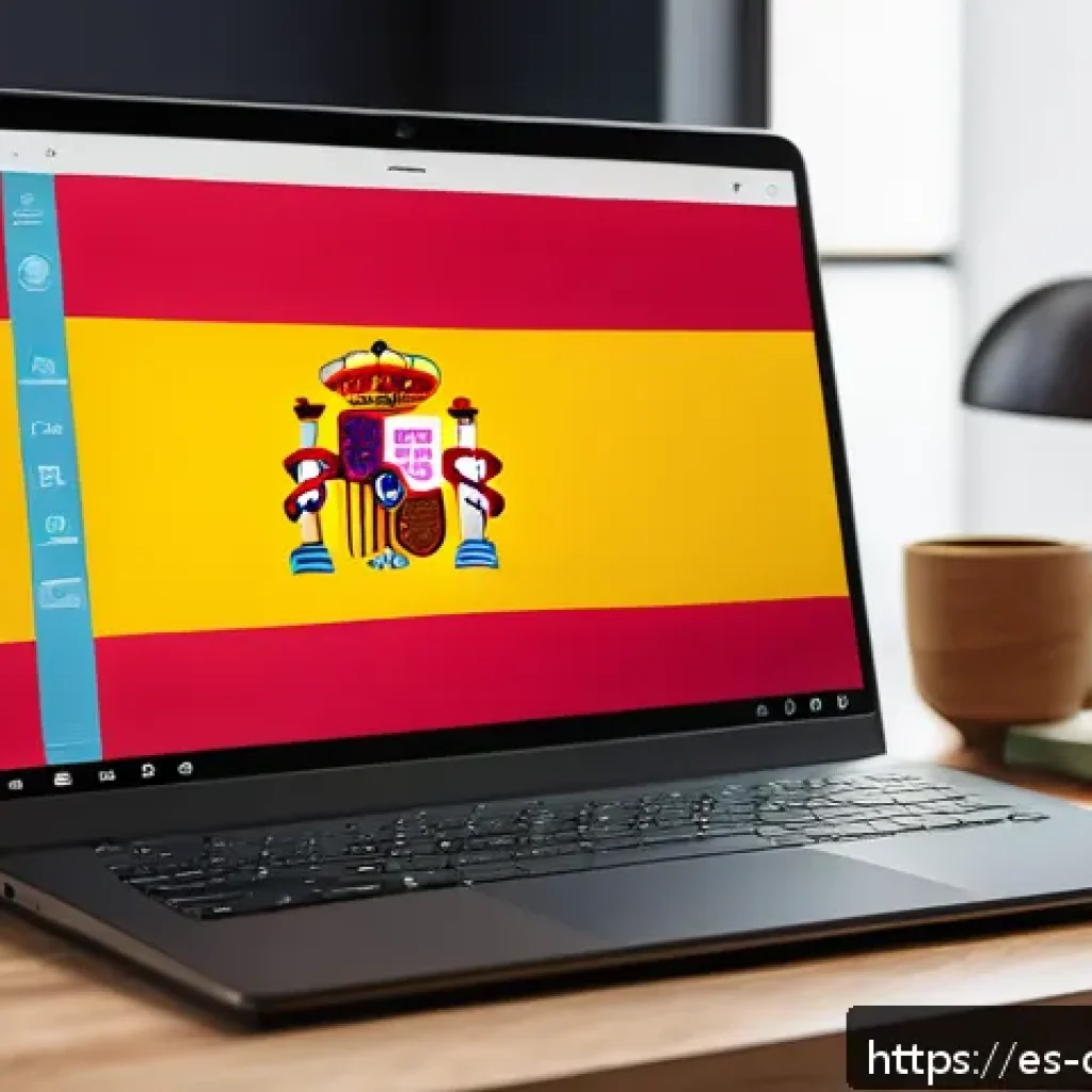 온라인 학습 시장 분석 - A modern online learning environment showcasing a diverse group of adult Spanish-speaking students u...